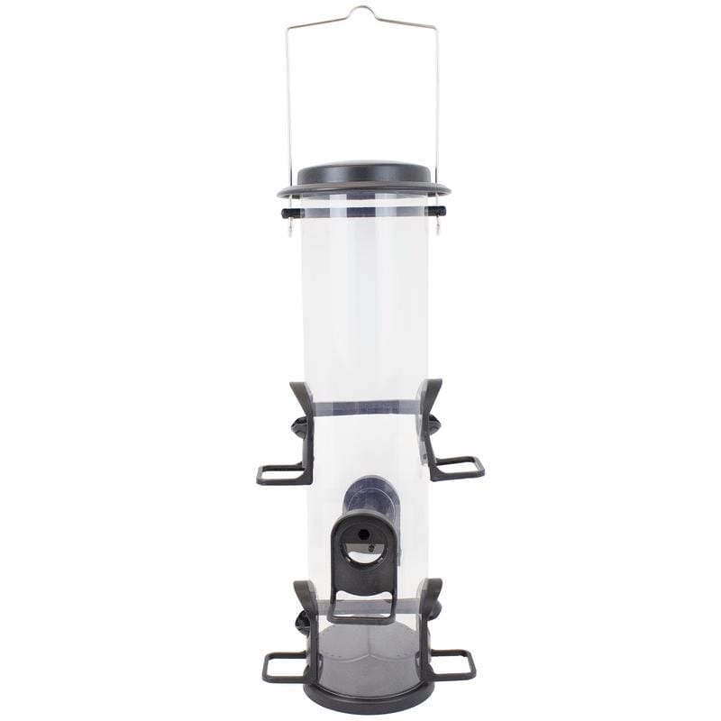 Perky-Pet 3266 Goldfinch 4 lb Plastic 2-in-1 Tube Bird Feeder 6 ports