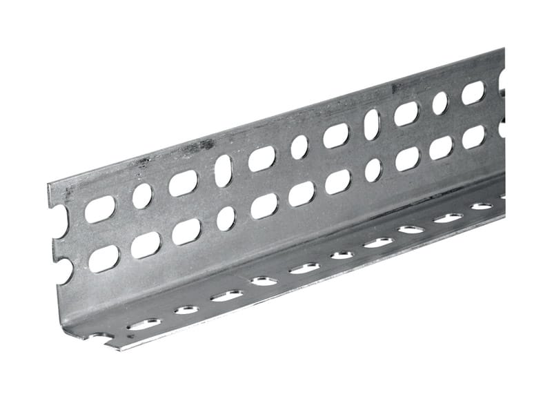 Steelworks 11119 0.075 in. X 2-1/4 in. W X 72 in. L Zinc Plated Steel Slotted Angle
