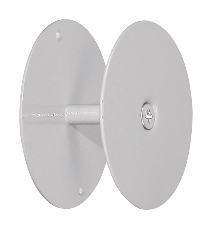 Prime-Line U 9515 2-5/8 in. D Gray Steel Hole Filler Plate 1 pk