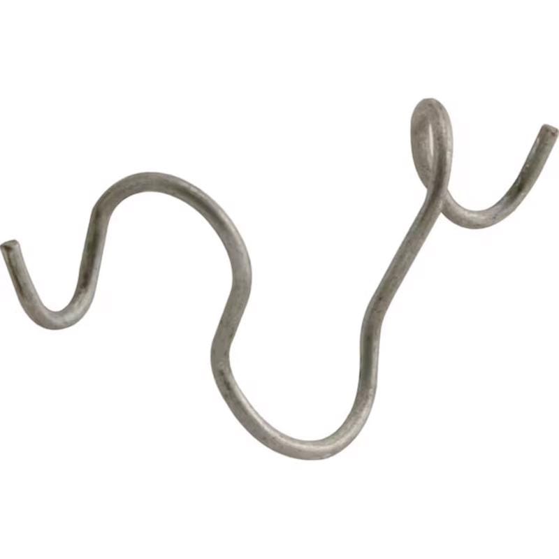 Barton Kramer 8025C Gray Spring Steel Rams Horn Clip 100 pk
