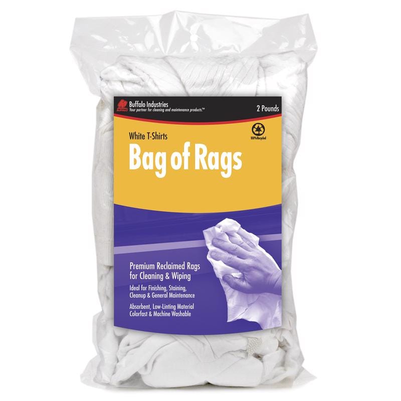 Buffalo 60317 Knit Wiping Rags 2 lb