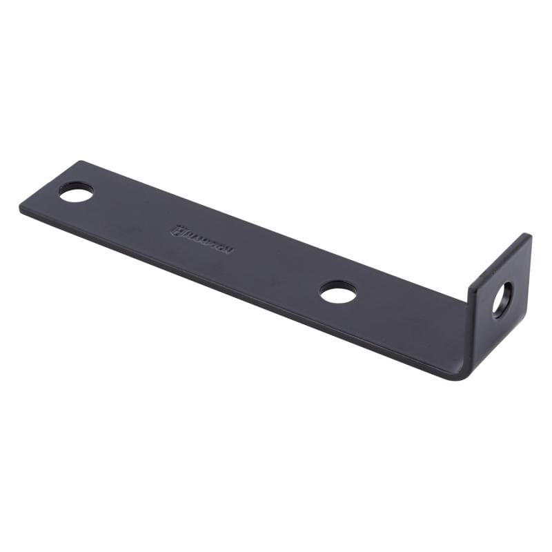 Hampton 02-3405-313 1.5 in. H X 7.5 in. W X 1/8 in. D Black Steel Inside/Outside Corner Brace