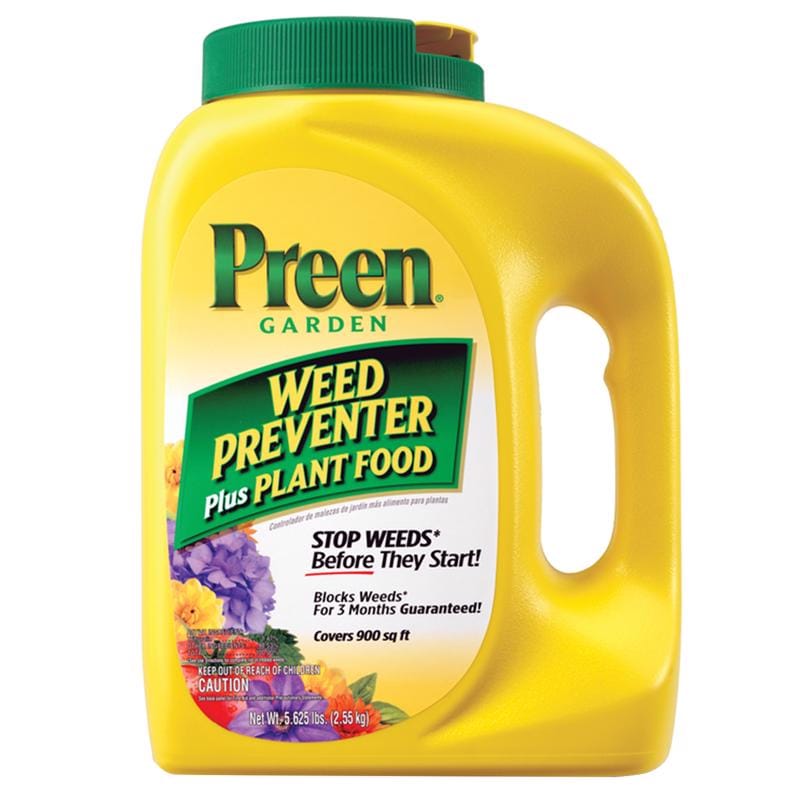 Preen 2163902 Granules Weed Preventer & Fertilizer 5.625 lb