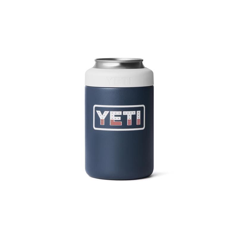 Yeti 21071508956 Rambler 12 oz Navy Patriotic BPA Free Badge Colster Can Insulator