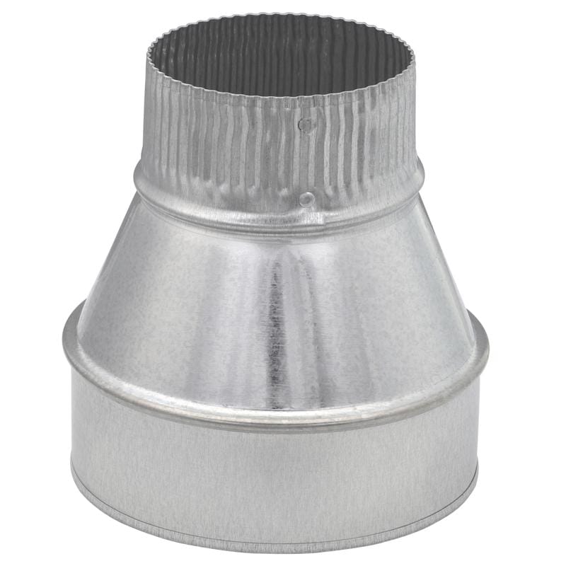 Imperial GV1417 6 in. D X 4 in. D Galvanized Steel Furnace Pipe Reducer