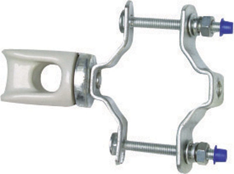 Sigma Engineered Solutions 02-56037 ProConnex 0 in. D Porcelain/Steel Wire Holder For NM/SE 1 pk