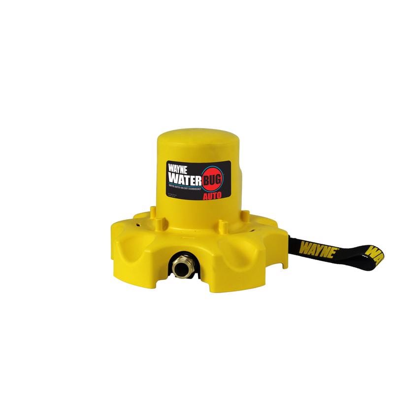 Wayne WWB AUTO Bug Auto 1/4 HP 1900 gph Thermoplastic Electronic Switch Bottom AC Submersible Utility Pump