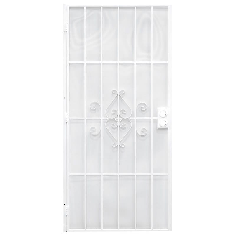 Precision 3818WH3068 80 in. H X 36 in. W Regal White Steel Security Door