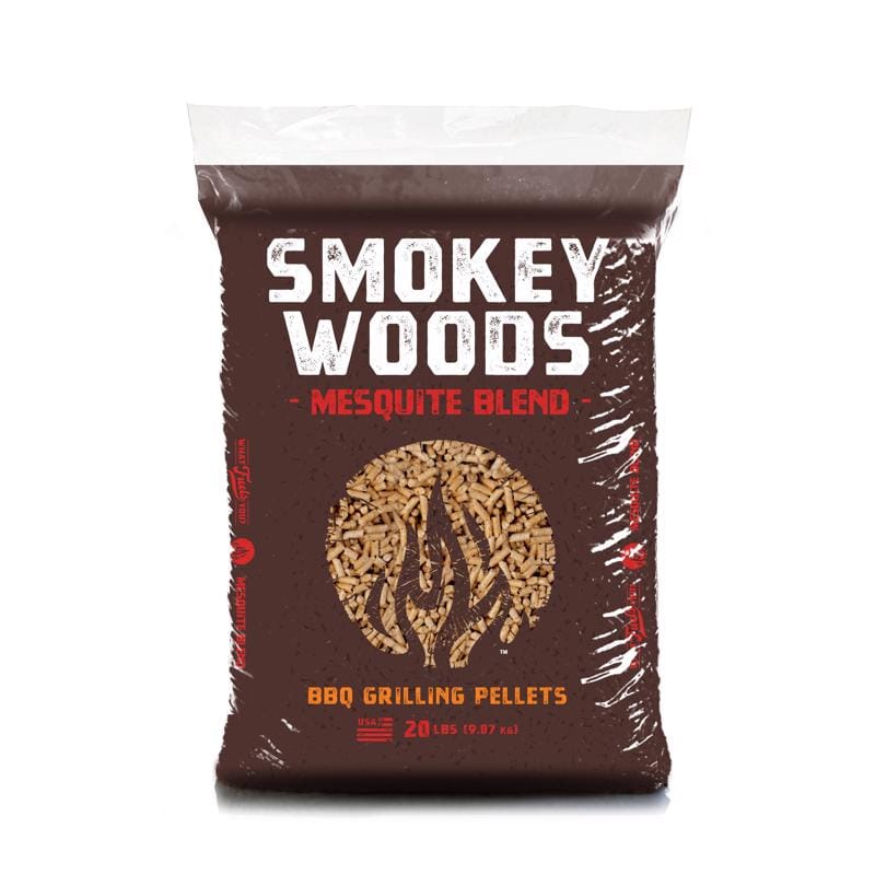 Smokey Woods J046 Hardwood Pellets All Natural Mesquite 20 lb