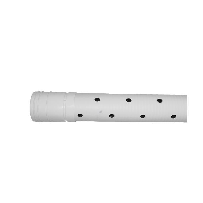 Advanced Drainage Systems 04520010 4 in. D X 10 ft. L Polyethylene Slotted Drain Pipe