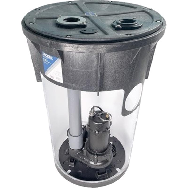 Jackel JPACK30S-550T 1/2 HP 6420 gph Cast Iron Tethered Float Switch Sewage System