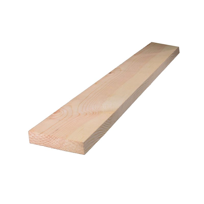 Alexandria Moulding 0Q1X4-70048C 1 in. X 4 in. W X 4 ft. L Pine Board #2/BTR Premium Grade