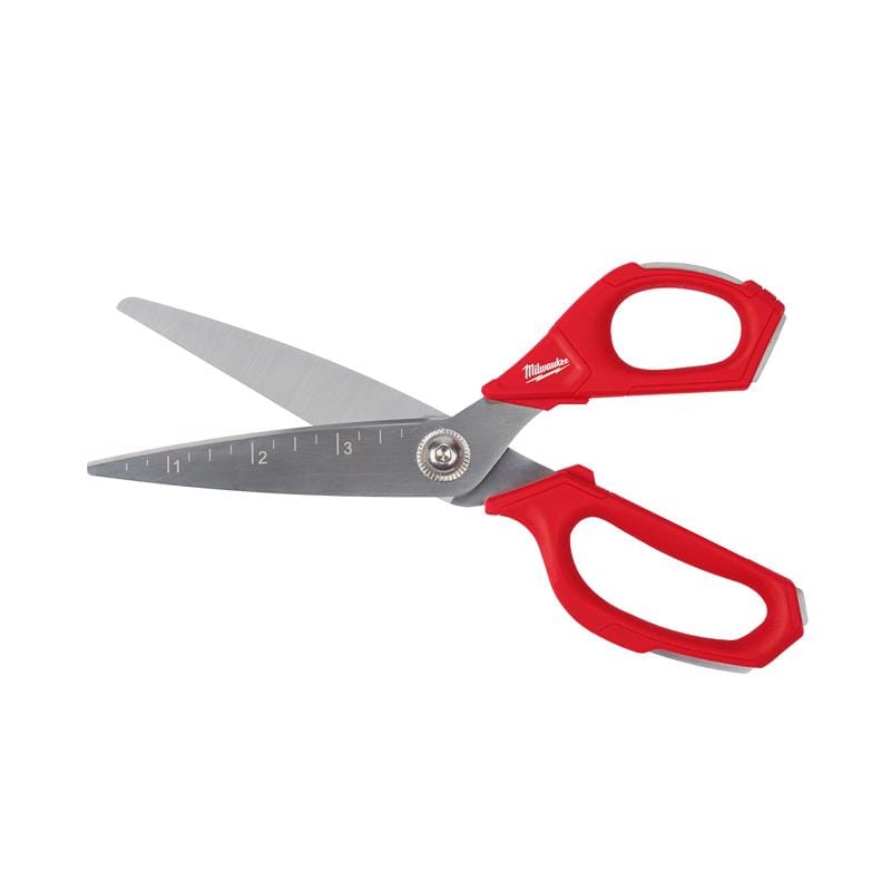 Milwaukee 48-22-4046 9 in. Iron Carbide Smooth Straight Jobsite Scissors 1 pc