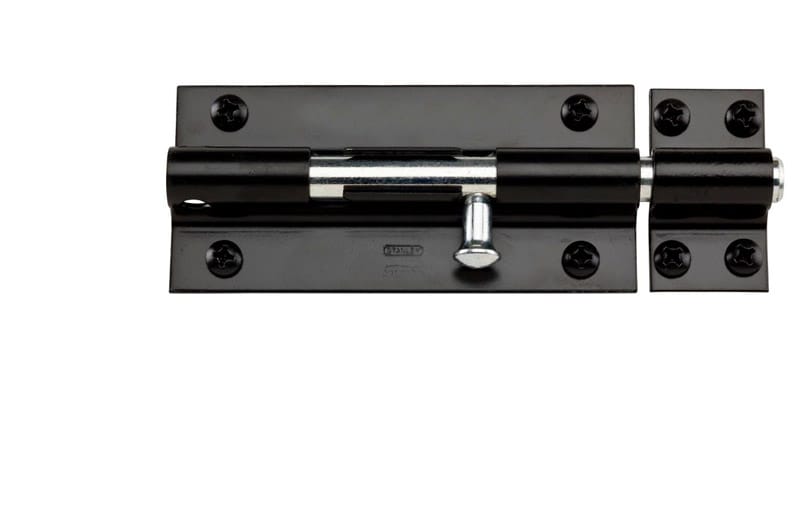 National Hardware N152-133 8 in. L Black Steel Heavy Duty Barrel Bolt 1 pk