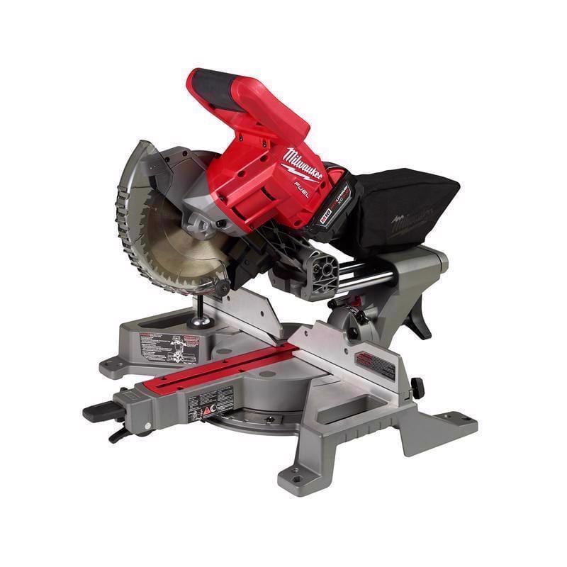 Milwaukee 2733-20 M18 FUEL 7-1/4 in. Cordless Brushless Dual-Bevel Sliding Compound Miter Saw Tool Only