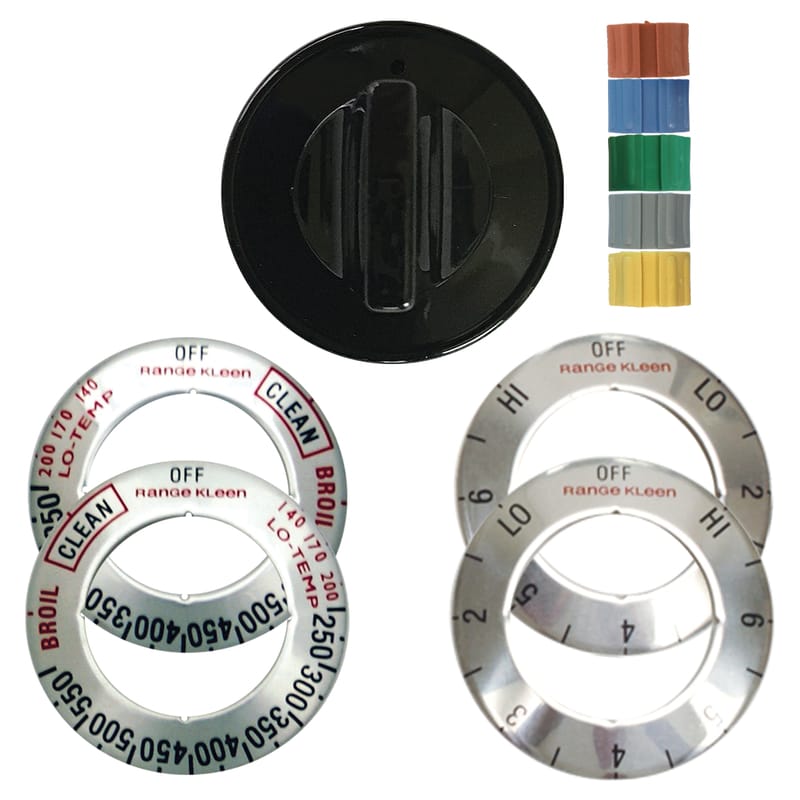 Range Kleen 8111 Plastic Replacement Knob Kit