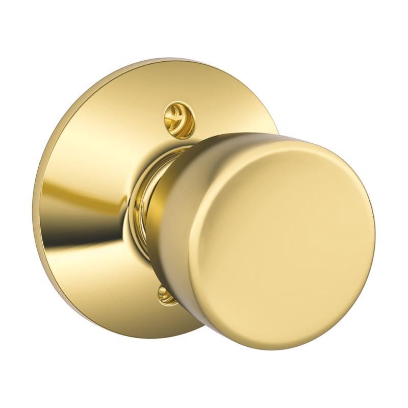 Schlage F170VBEL605 Bell Bright Brass Dummy Knob