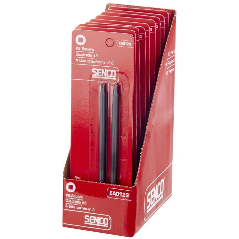 Senco EA0123 Duraspin Square #2 X 5 in. L Replacement Bit Steel 2 pk