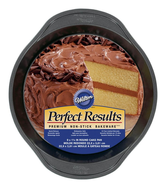 Wilton 191002907 Premium 9 in. W X 9 in. L Round Cake Pan Gray 1 pk