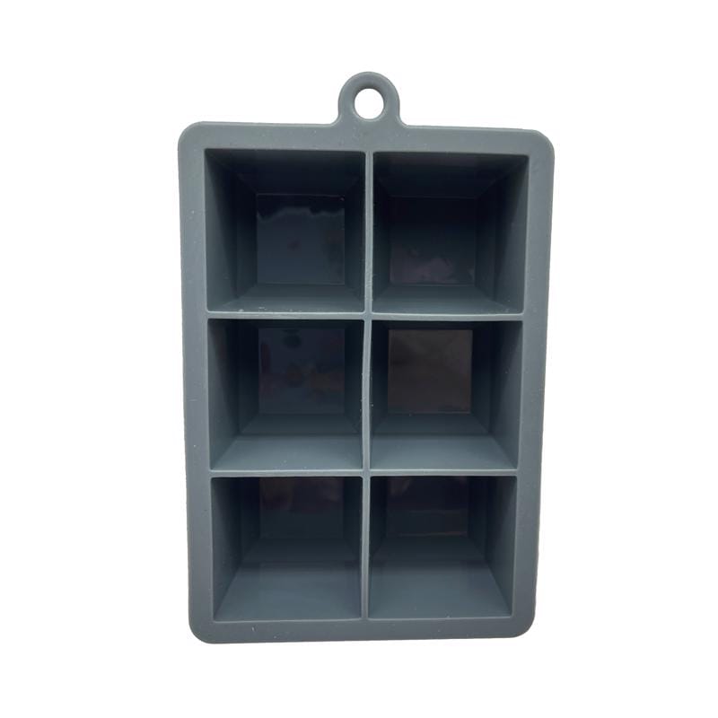 BARY3 BAR-0767 Gray Silicone Big Ice Cube Trays