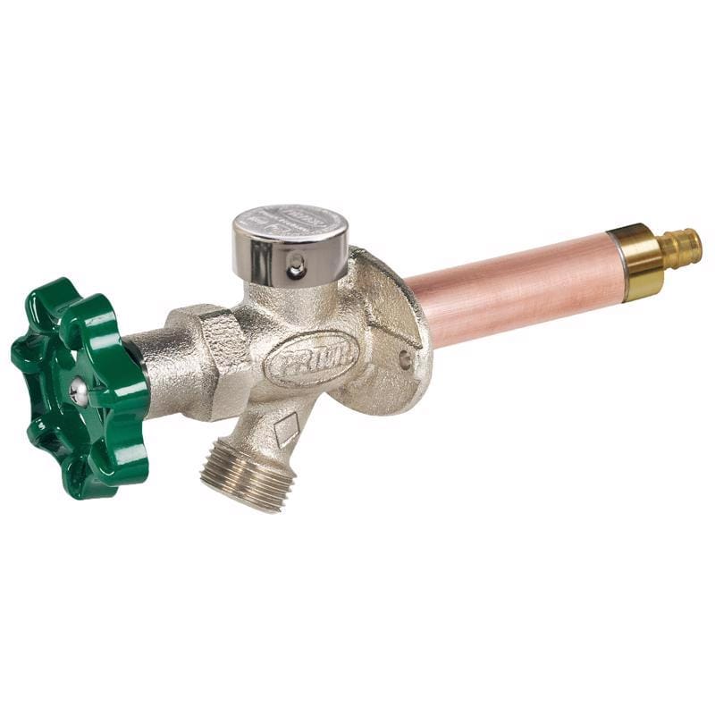 Prier C-144W06 1/2 in. PEX in. Anti-Siphon Brass Freezeless Wall Hydrant