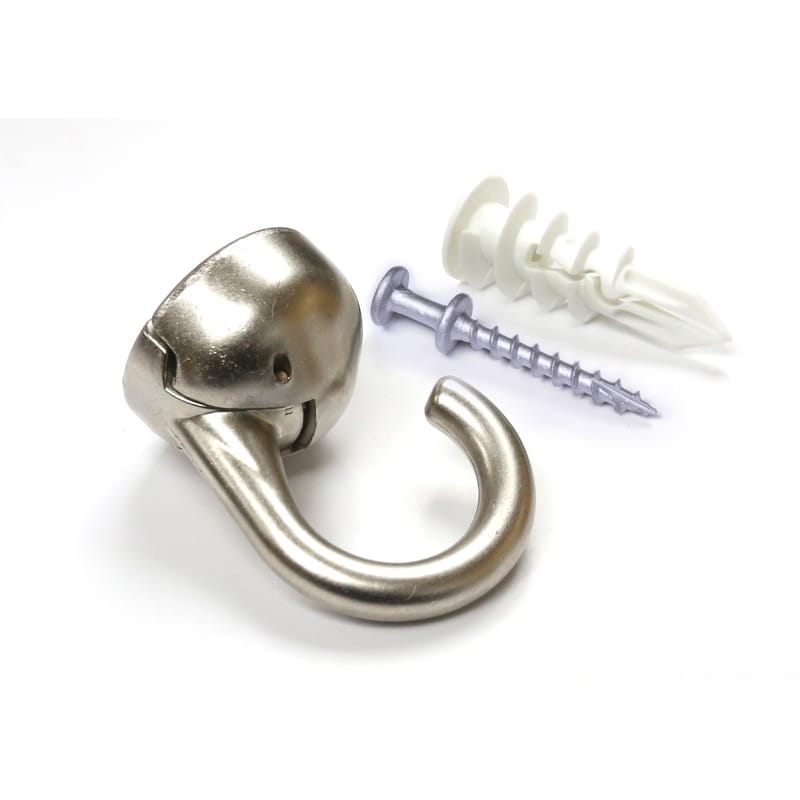 Hangman EHO-N Small Silver Metal 2 in. L Ceiling Hook 20 lb 1 pk