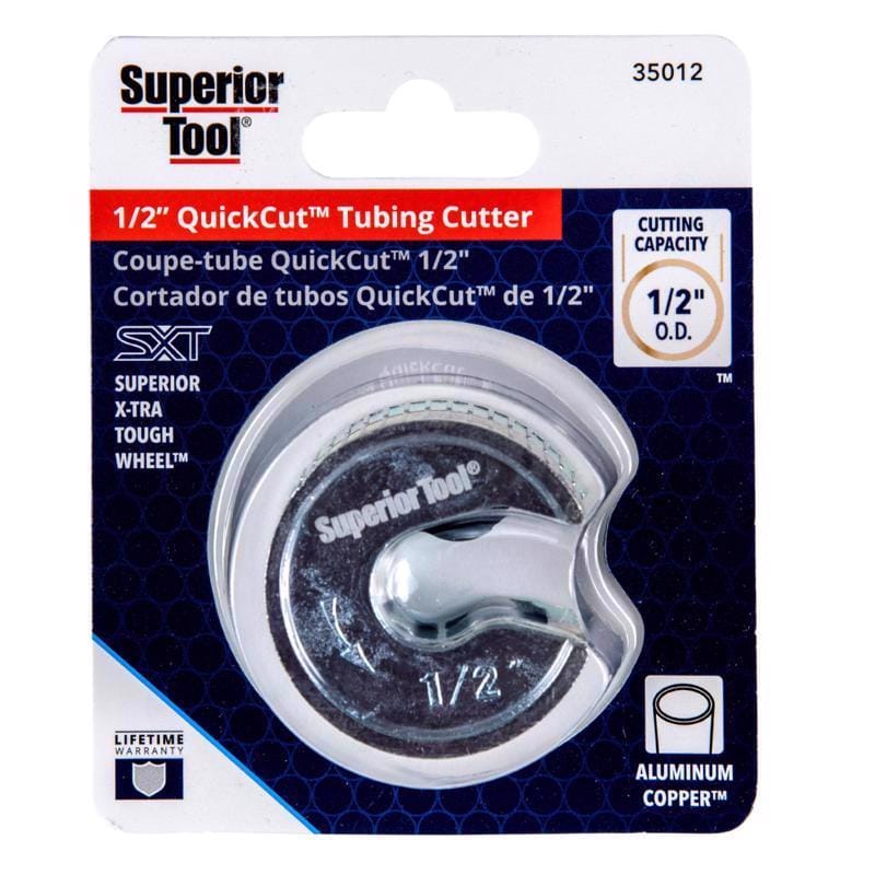 Superior Tool 35012 1/2 in. Pipe Cutter Black/Silver 1 pk