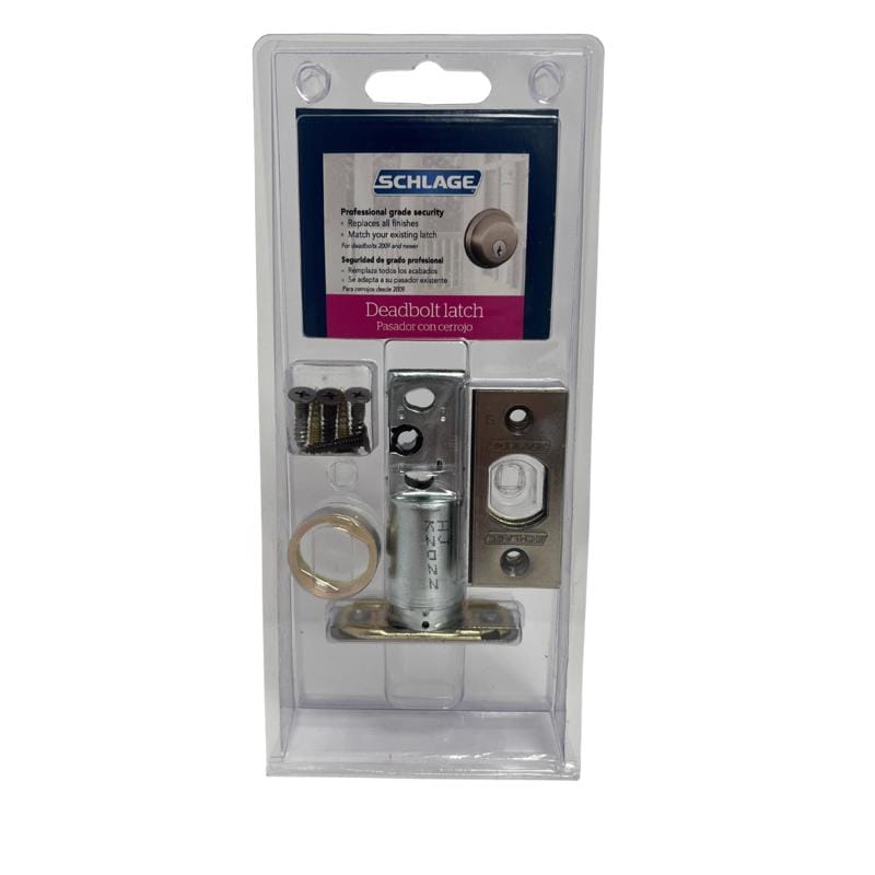 Schlage 40-222 Assorted Steel Deadbolt Latch Replacement 1 pk