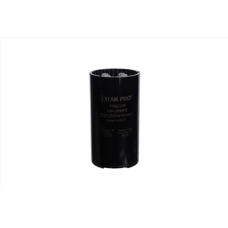 Titan Pro TTMJ108 108-130 MFD 250 V Round Start Capacitor
