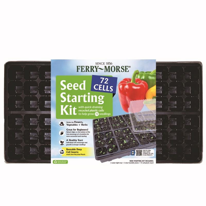 Ferry-Morse P72H-7 72 Cells 11 in. W X 22 in. L Seed Starting Kit 1 pk