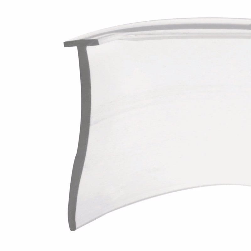 Prime-Line M 6211 1 in. W Clear Frameless Shower Door Bottom Seal