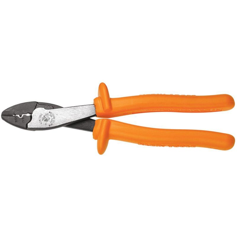 Klein Tools 1005INS 10-22 AWG 9-3/4 in. L Insulated Crimping/Cutting Tool