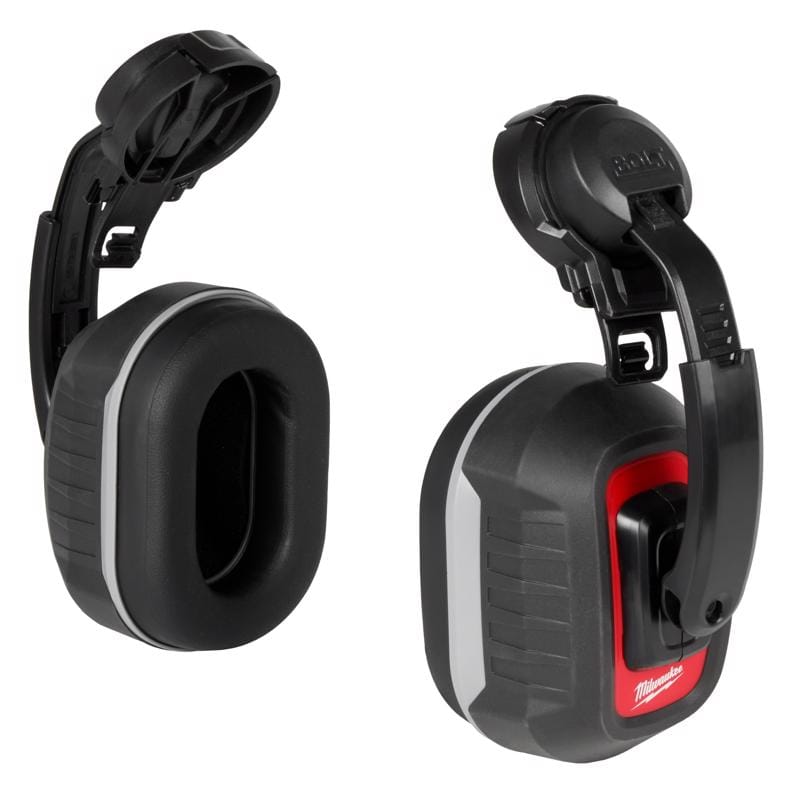 Milwaukee 48-73-3251 Bolt 26 dB Plastic PPE Ear Muffs Black/Red 1 pk