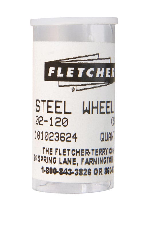 Fletcher-Terry 02-120 Steel Single Edge Glass Cutting Wheel 1/8 in. L 10 pc