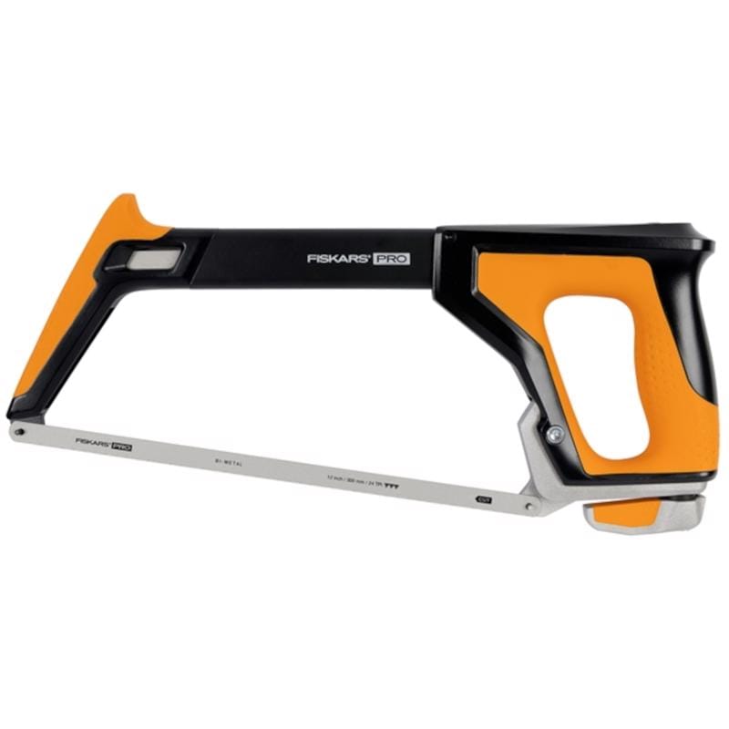 Fiskars 730600-1001 TrueTension 12 in. Bi-Metal Hacksaw Black/Yellow 1 pc