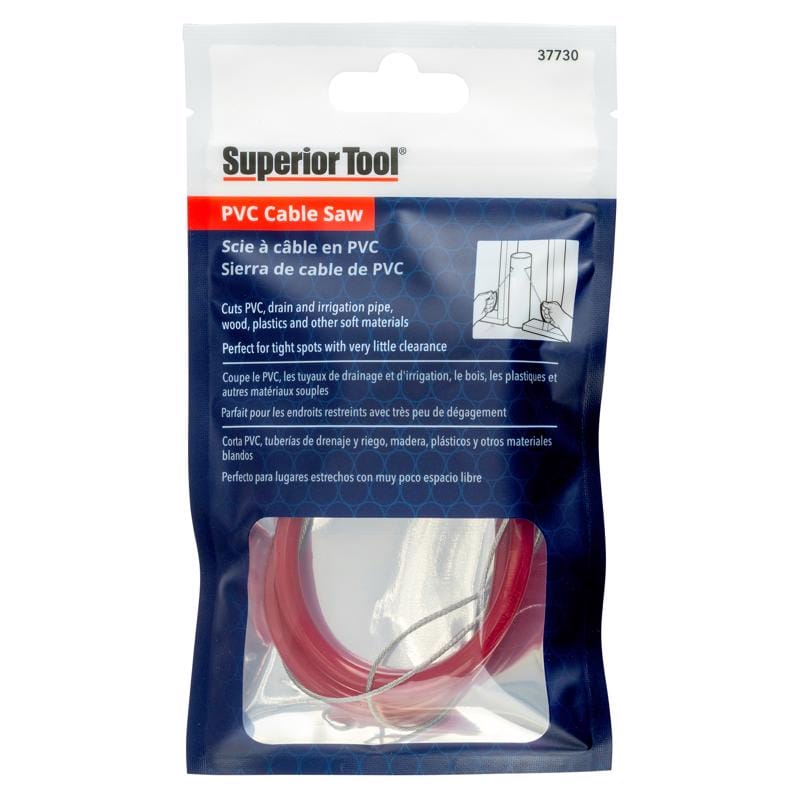 Superior Tool 37730 Cable Saw Black/Gray 1 pk