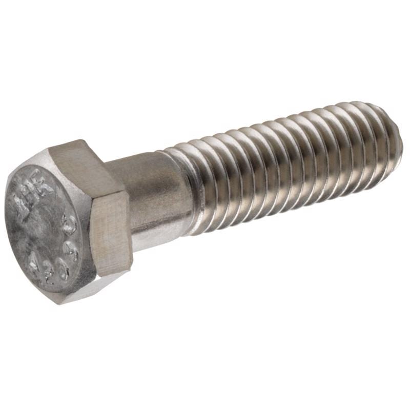 Hillman 0831582 5/16-18 in. D X 3-1/2 in. L Stainless Steel Hex Head Cap Screw 50 pk