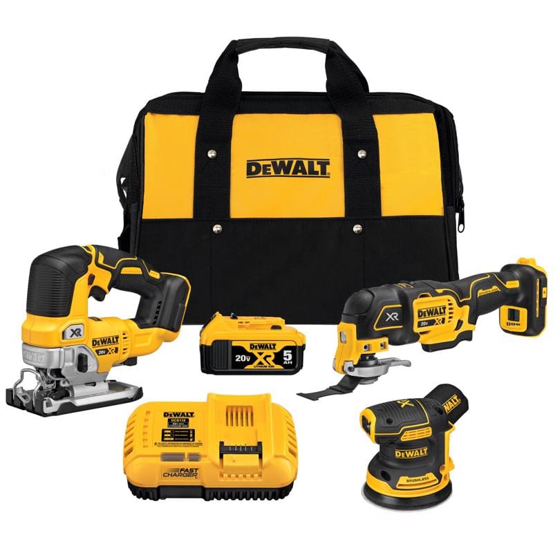 Dewalt DCK300P1 20V MAX XR Cordless Brushless 3 Tool Combo Kit