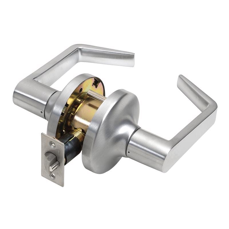 Tell CL100014 Cortland Satin Chrome Passage Lockset 2 in.
