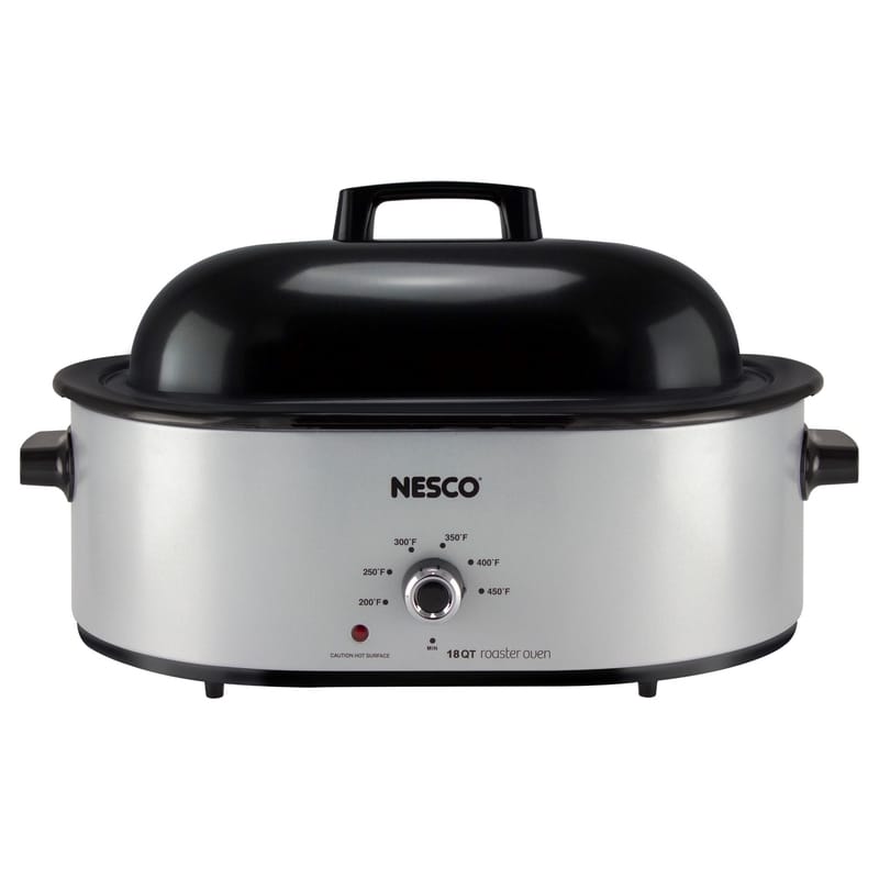 Nesco MWR18-47 Silver Stainless Steel 18 qt Electric Roaster 17.5 in. H X 9.2 in. W X 25.4 in. L