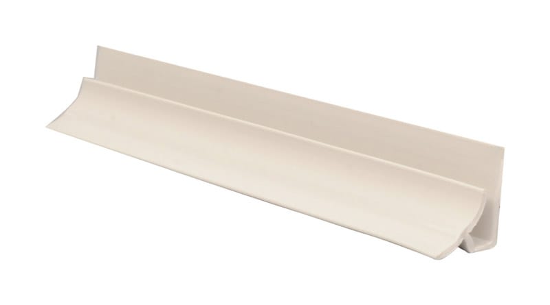Sequentia V.IC1130V8 Crane Composites 0.10 in. H X 0.70 in. W X 96 in. L Prefinished White Polypropylene Moldin