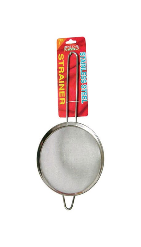 Bene Casa BC-40234 Silver Stainless Steel Strainer with Handle