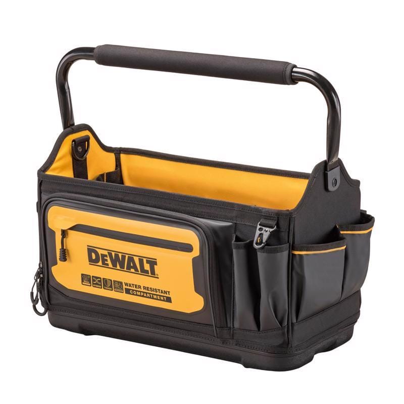 Dewalt DWST560106 Ballistic Nylon Open Top Tool Tote Tool Tote 36 pocket Black/Yellow 1 pc