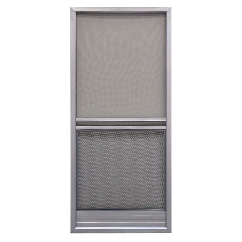 Precision 3230GR2868 79-3/4 in. H X 31-1/4 in. W Capri Gray Steel Screen Door