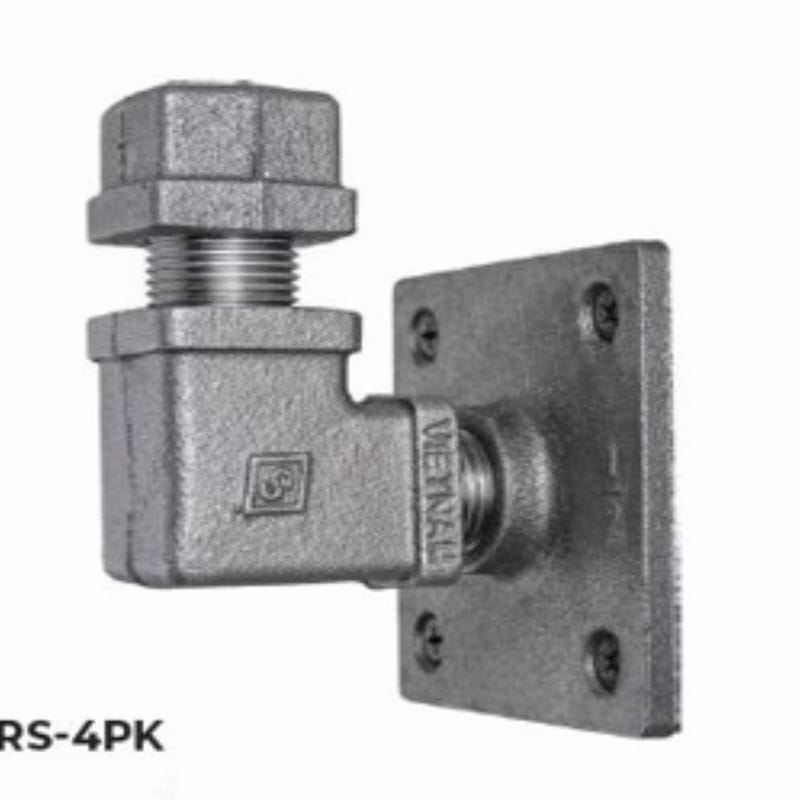 STZ Industries 36612SQSGLHOOK 1/2 in. FIP each X 1/2 in. D FIP Black Malleable Iron Pipe Hook