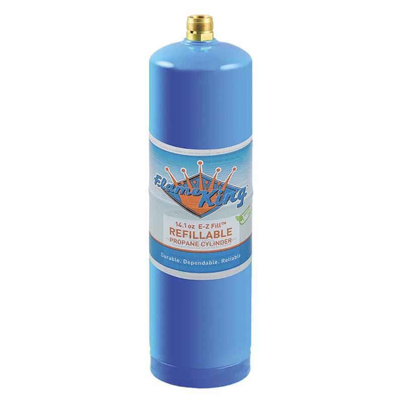 Flame King FLMKNG141LP 2.75 in. L X 2.75 in. W 14.1 oz Propane Cylinder Steel 1 pc Propane