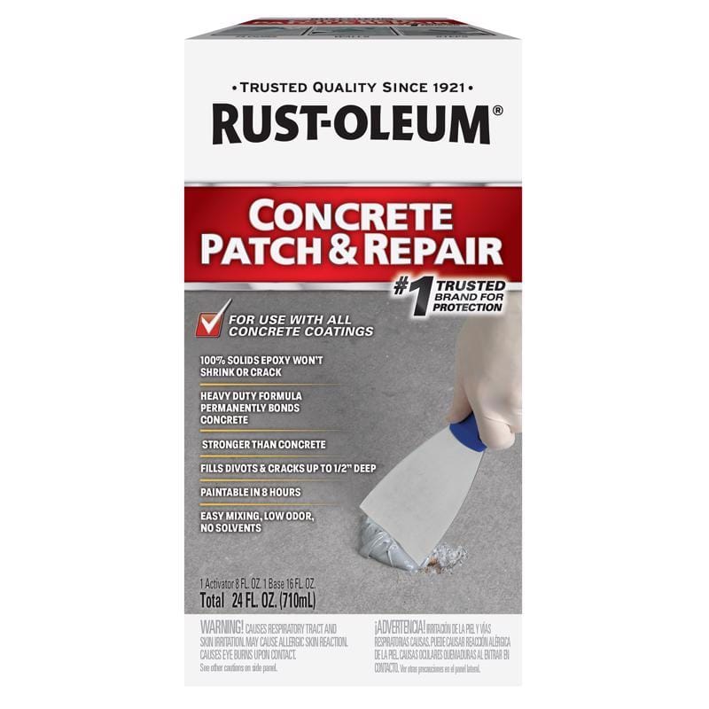 Rust-Oleum 301012 Concrete Patch and Repair 24 oz Gray