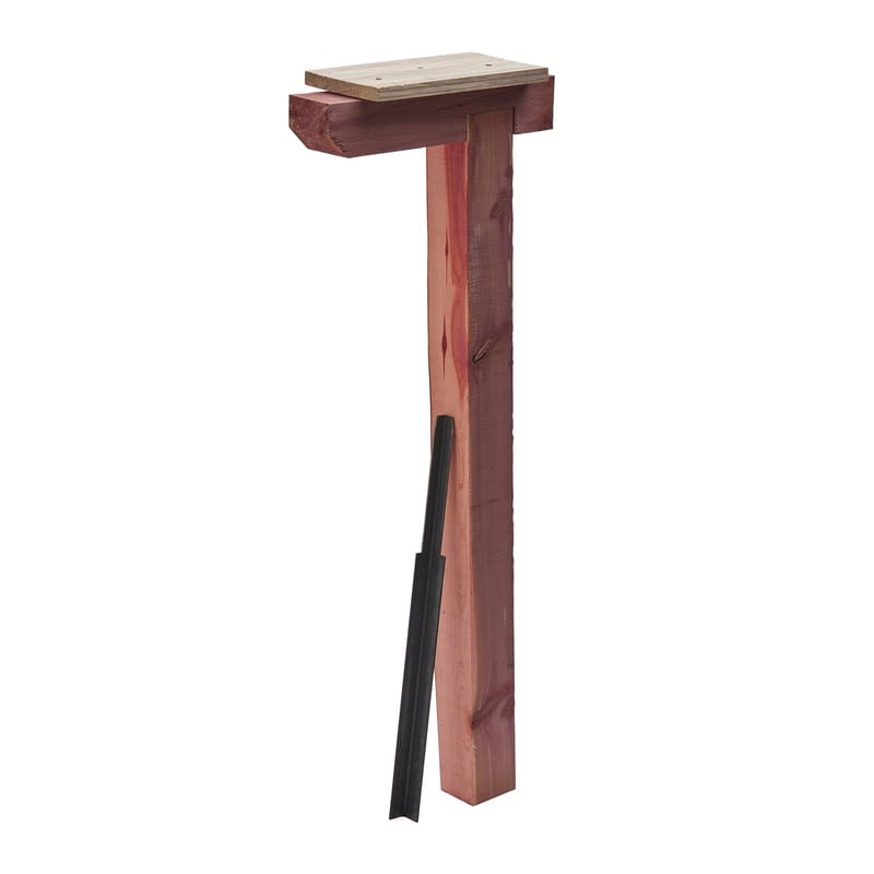 Architectural Mailboxes DPK000AM 43.3 in. Natural Red Aromatic Cedar Mailbox Post
