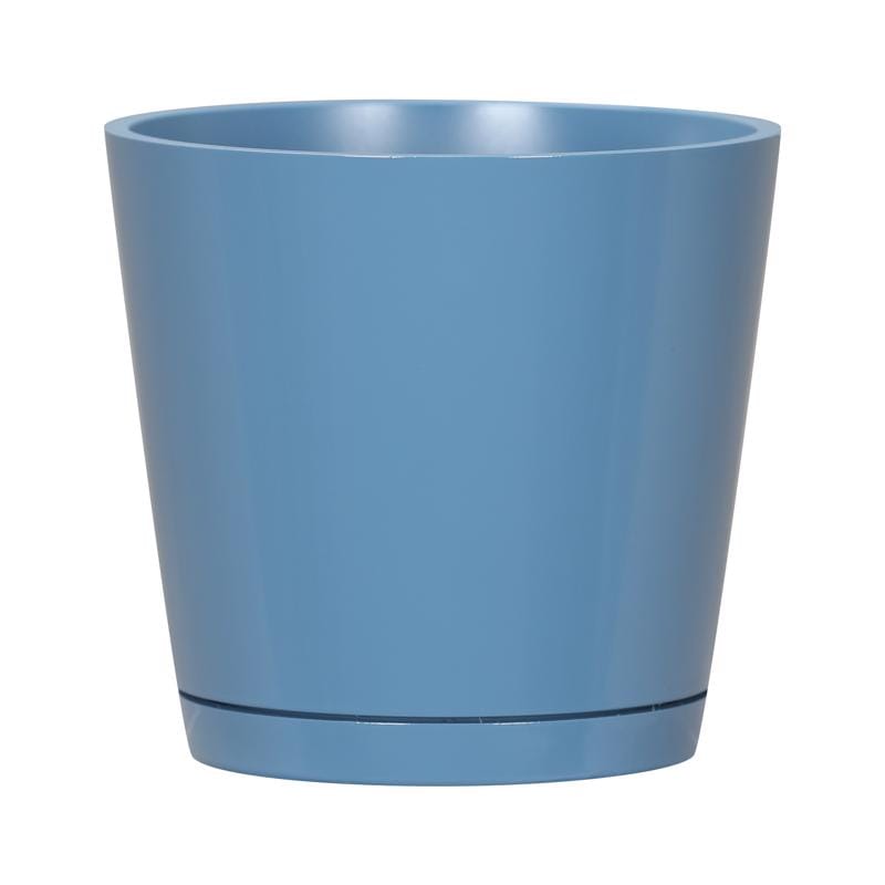 L&G PVH9106PBK 5.7 in. H X 6 in. W X 6 in. D X 6 in. D Resin Planter Blue