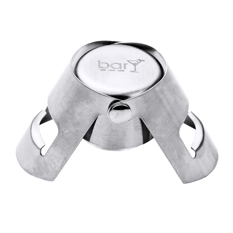 BARY3 BAR-0750 Silver Stainless Steel Bottle Stopper
